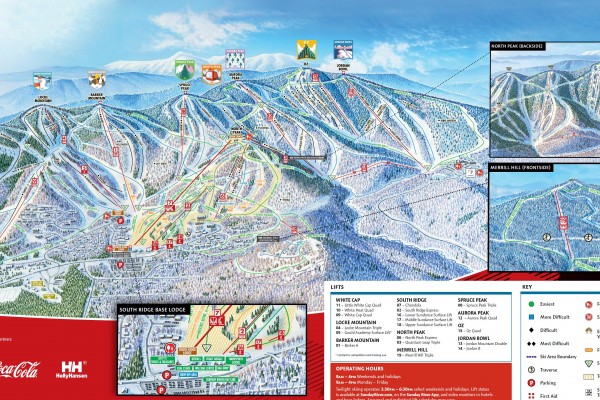 2025-26 Sunday River Trail Map