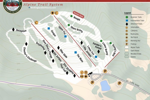 2025-26 Titcomb Mountain Trail Map