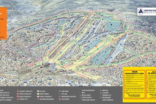 2022-23 Berkshire East Trail Map
