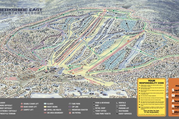 2024-25 Berkshire East Trail Map