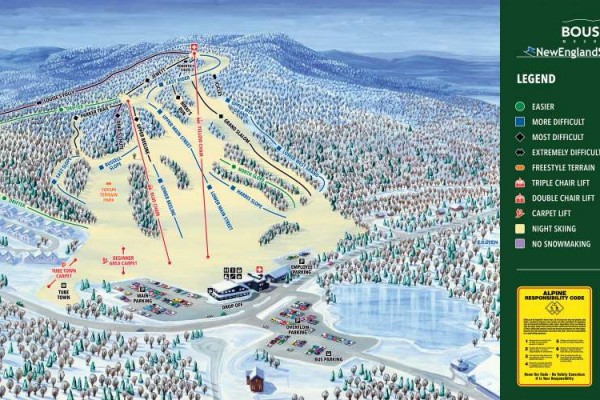 2022-23 Bousquet Trail Map