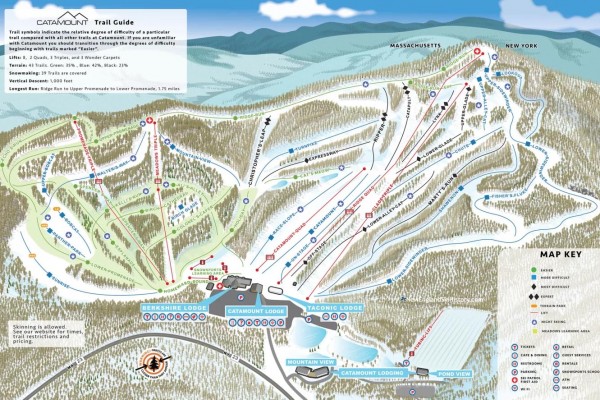 2022-23 Catamount Trail Map