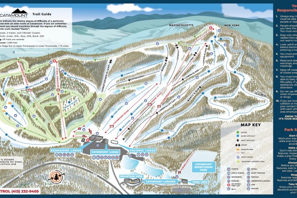2024-25 Catamount Trail Map