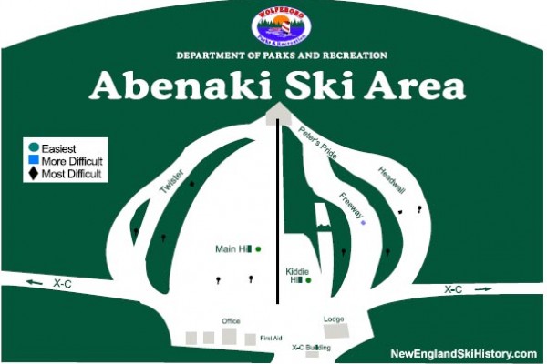2025-26 Abenaki Trail Map