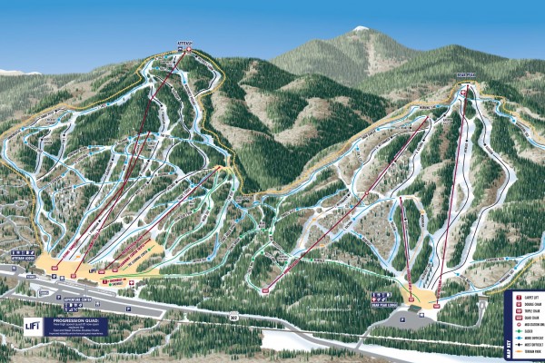 2022-23 Attitash Trail Map