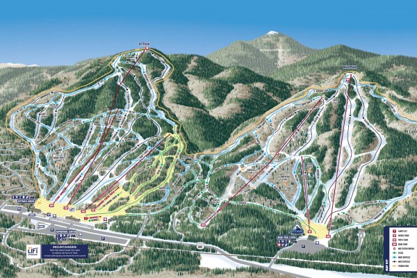 2024-25 Attitash Trail Map