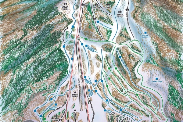 2024-25 Black Mountain Trail Map