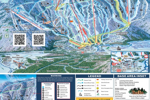 2024-25 Bretton Woods Trail Map
