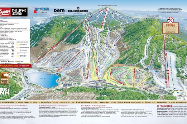 2022-23 Cannon Trail Map