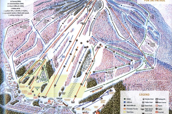 2022-23 Cranmore Trail Map