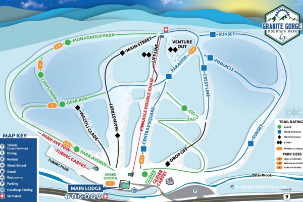 2022-23 Granite Gorge Trail Map
