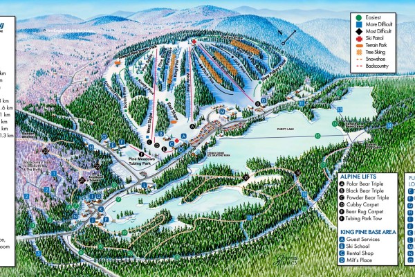 2024-25 King Pine Trail Map