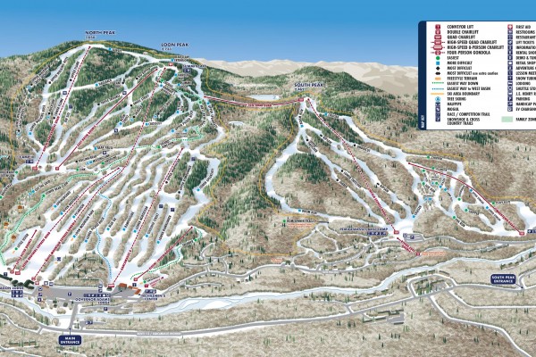 2024-25 Loon Mountain Trail Map