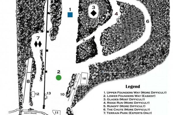 2025-26 Storrs Hill Trail Map