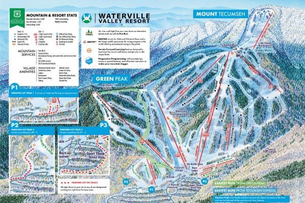 2022-23 Waterville Valley Trail Map