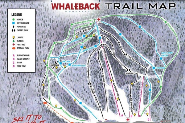 2022-23 Whaleback Trail Map
