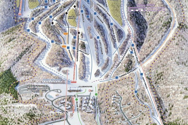 2025-26 Hermitage Club Trail Map