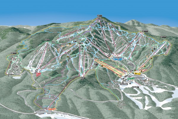 2022-23 Killington Trail Map