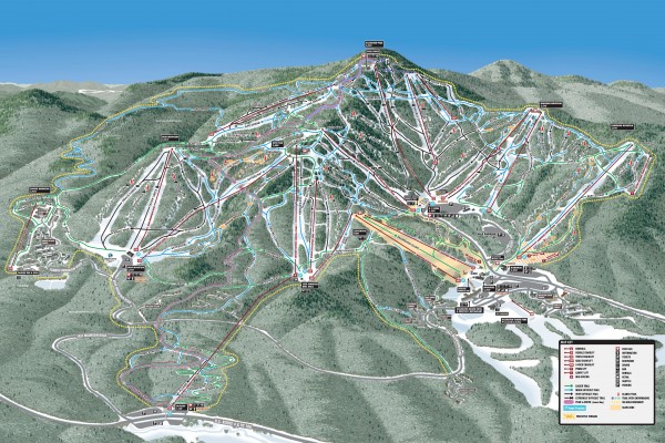 2024-25 Killington Trail Map