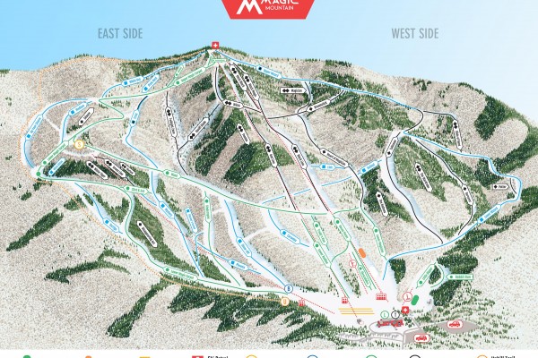 2025-26 Magic Mountain Trail Map