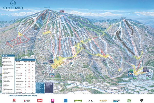 2023-24 Okemo Trail Map