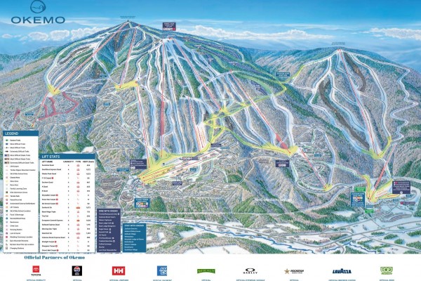 2025-26 Okemo Trail Map