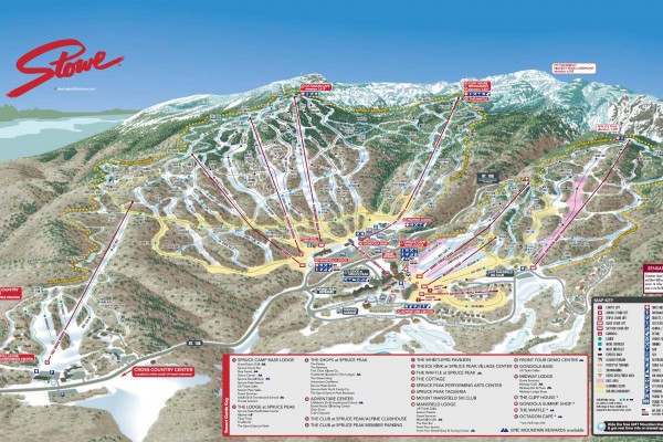 2024-25 Stowe Trail Map