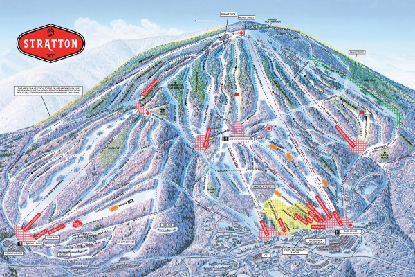 2024-25 Stratton Trail Map