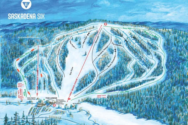 2024-25 Saskadena Six Trail Map
