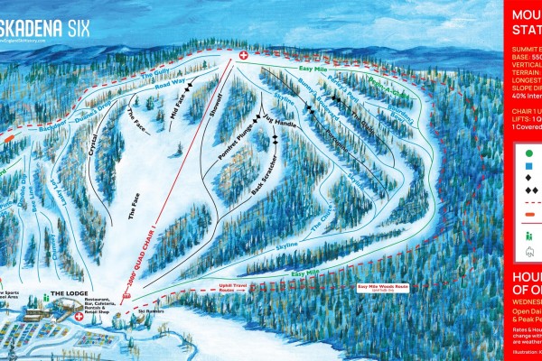 2025-26 Saskadena Six Trail Map