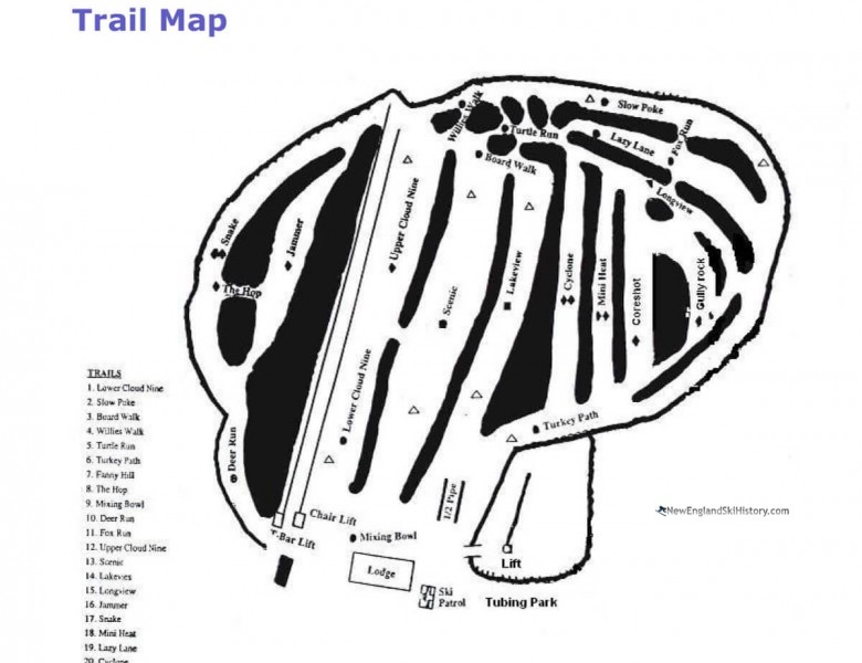 2025-26 Hermon Mountain Trail Map