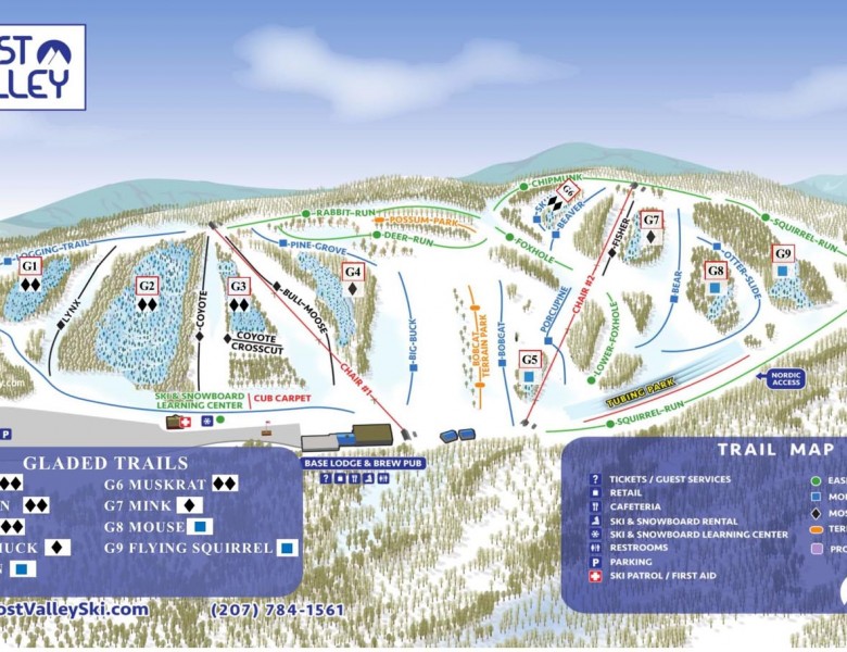 2022-23 Lost Valley Trail Map