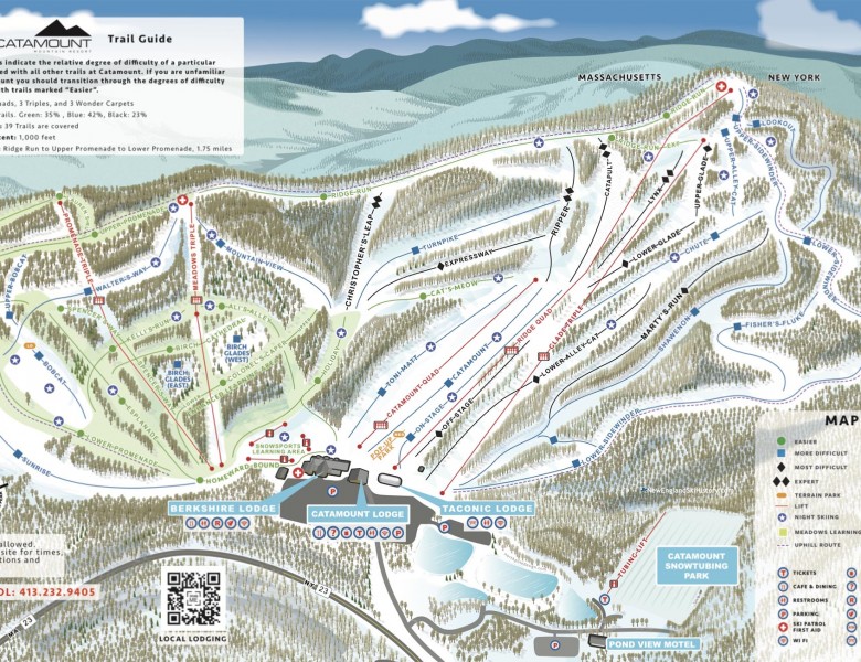 2025-26 Catamount Trail Map