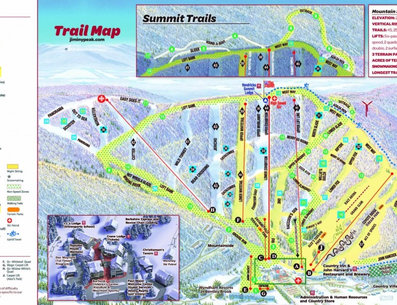 2025-26 Jiminy Peak Trail Map