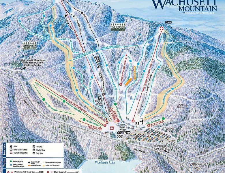 2025-26 Wachusett Trail Map