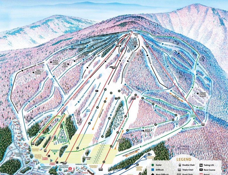 2023-24 Cranmore Trail Map