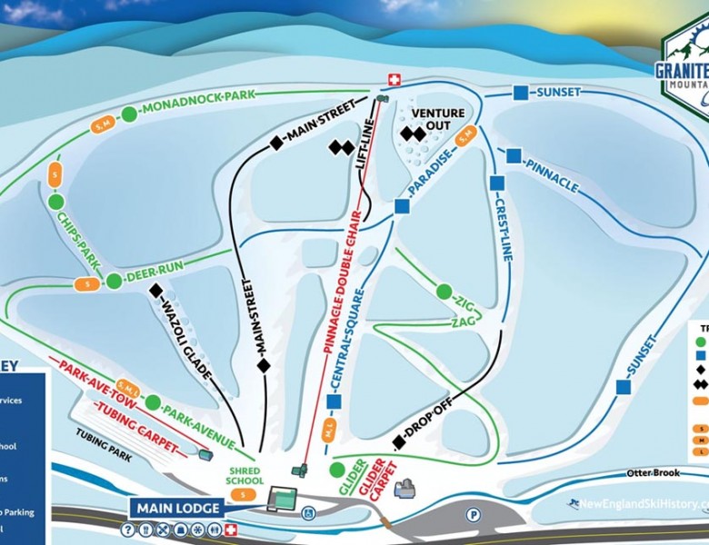 2022-23 Granite Gorge Trail Map