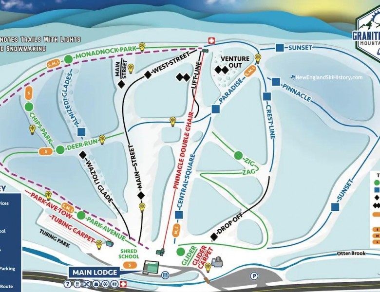 2025-26 Granite Gorge Trail Map