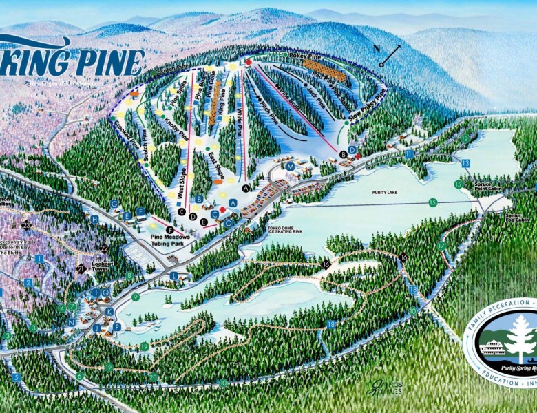 2025-26 King Pine Trail Map