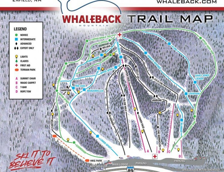 2022-23 Whaleback Trail Map