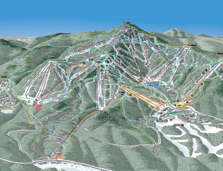 2022-23 Killington Trail Map