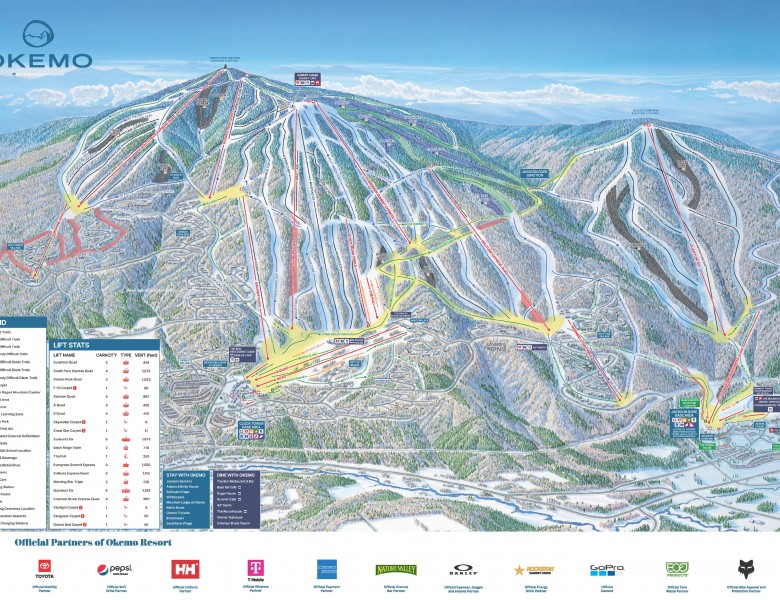 2023-24 Okemo Trail Map