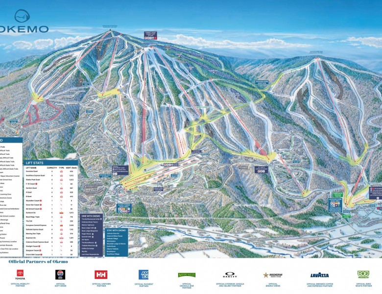 2025-26 Okemo Trail Map