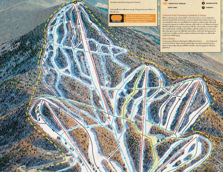 2023-24 Pico Trail Map