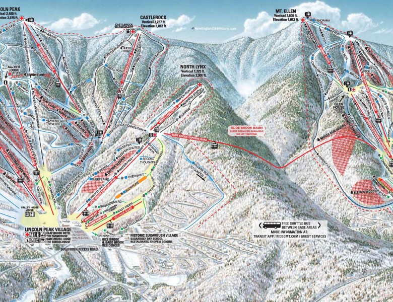 2022-23 Sugarbush Trail Map