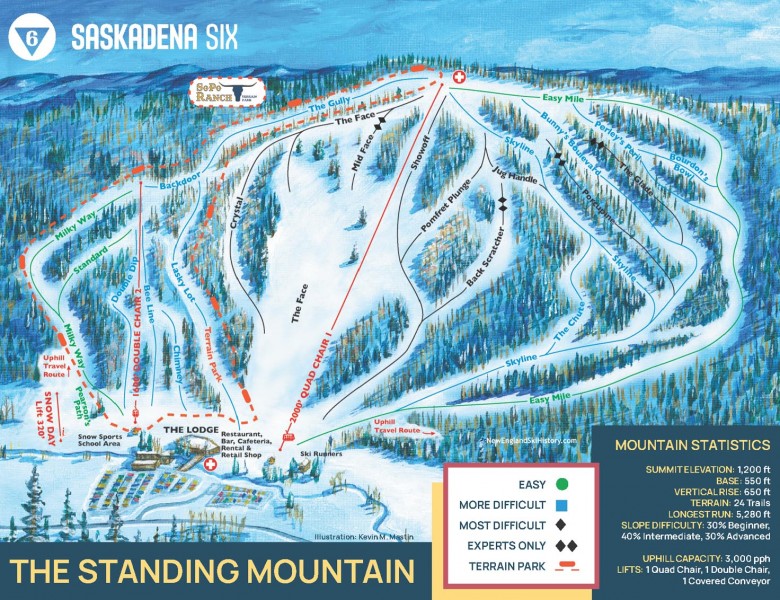 2022-23 Saskadena Six Trail Map