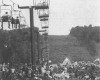 The lift line during Vermont Jazz Festival (August 1977)