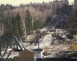 The double chairlift in the early 1970s