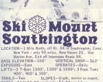1968-69 Mt. Southington Trail Map