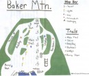 2017-18 Baker Mountain Trail Map